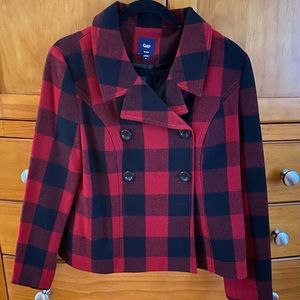 Vintage GAP red and black checkered jacket. Excellent condition!
